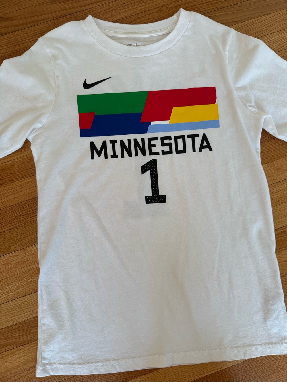 Nike Minnesota Timberwolves City Edition Kids' Anthony Edwards Tee Youth M